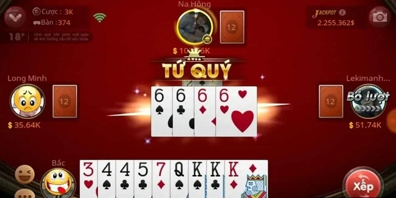 Dù anh em chơi theo biến thể nào cũng đều phải sử dụng tới bộ bài Tây 52 lá