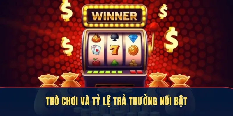 Trò chơi và tỷ lệ trả thưởng nổi bật